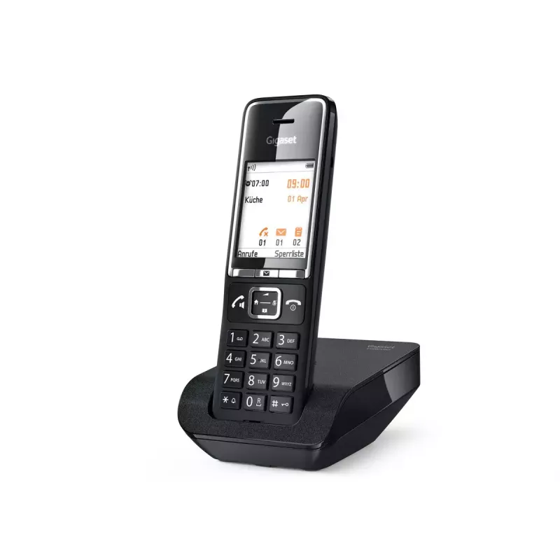 Telefono analogico Gigaset COMFORT 550 con microtelefono cordless e visualizzazione numero