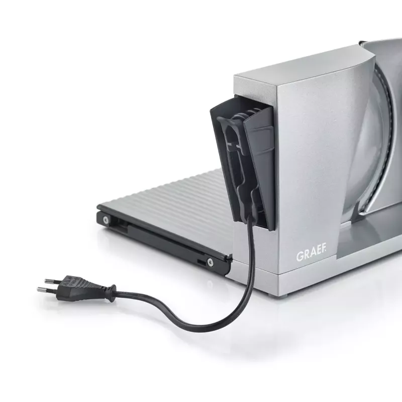 Affettatrice elettrica Graef MYtiny 170 W argento spessore di taglio 1,5 cm