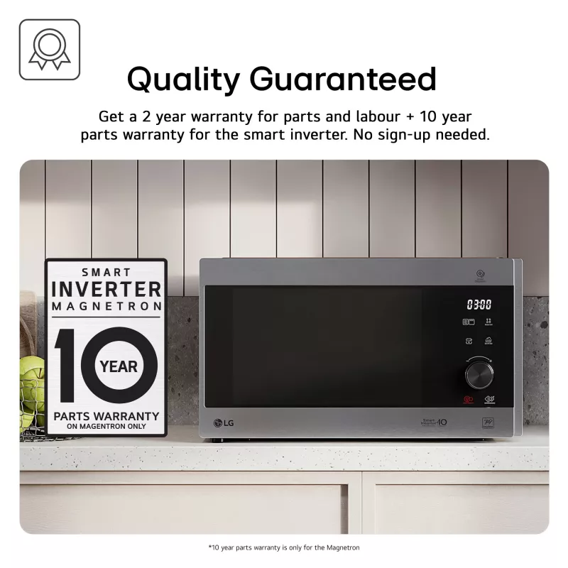 Microonde LG MH6565CPS acciaio inox microonde con grill da appoggio 25 L 1150 W