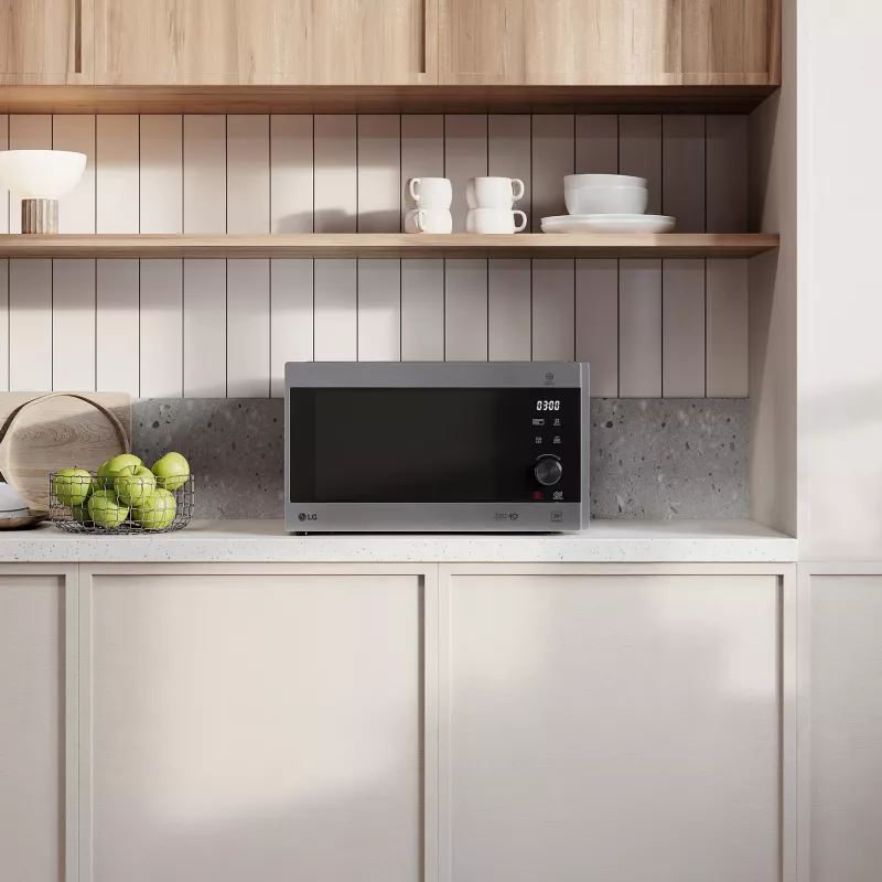 Microonde LG MH6565CPS acciaio inox microonde con grill da appoggio 25 L 1150 W