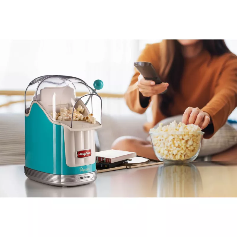 Macchina per popcorn Ariete 2958/01 blu, bianco 3 min 1100 W
