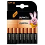 Batteria alcalina monouso Duracell Plus AAA — 48 x 11 x 10 mm, peso confezione 160 g