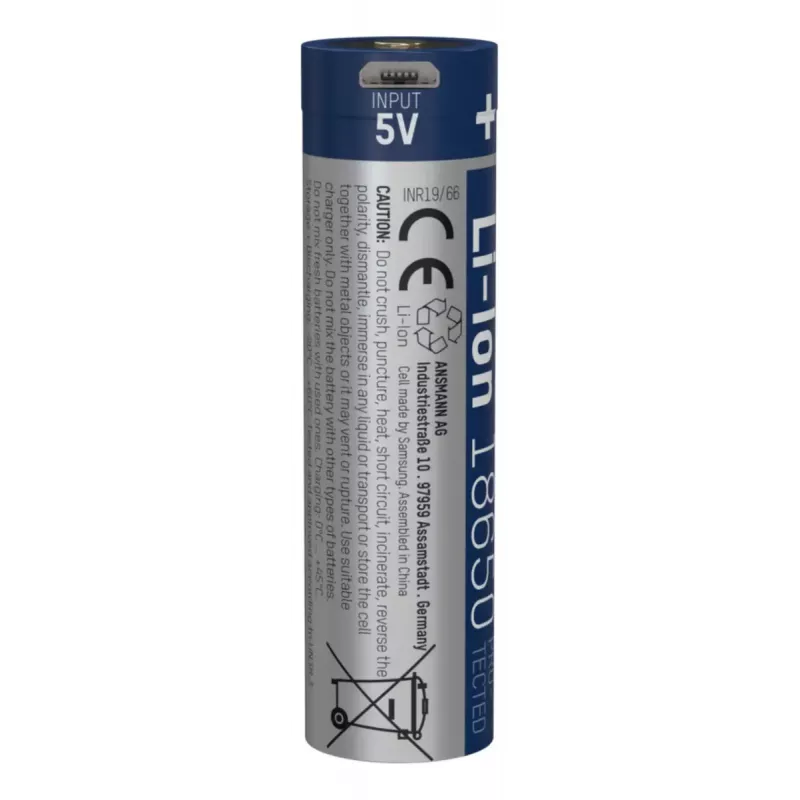 Batteria ricaricabile Ansmann 1307-0002 litio-ioni 18650