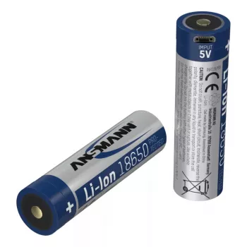 Batteria ricaricabile Ansmann 1307-0002 litio-ioni 18650