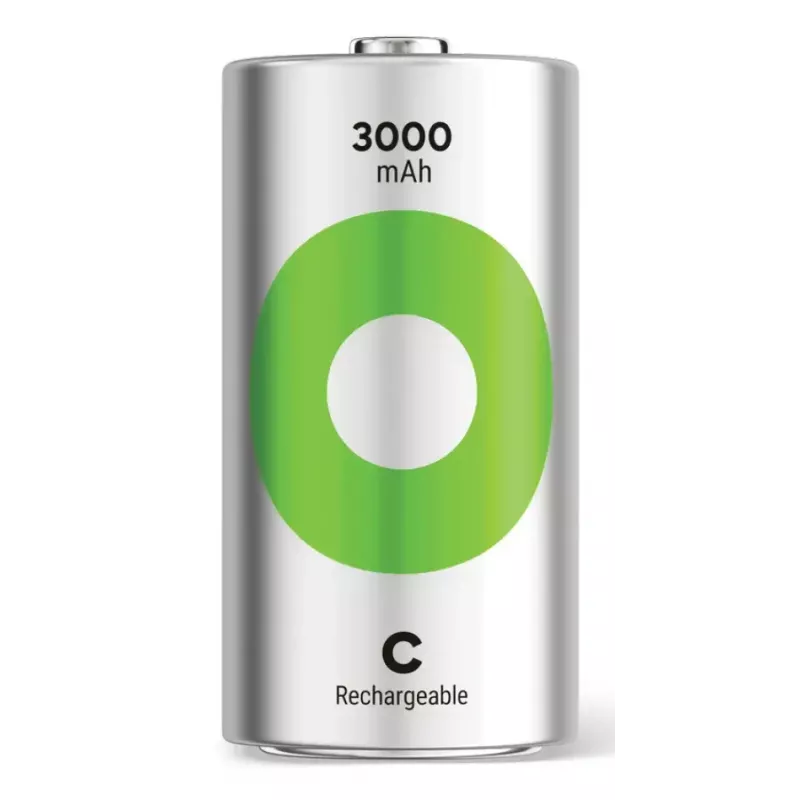 GP Batteries ReCyko GPRCK300C136C2 batteria ricaricabile C (Baby), NiMH 3000 mAh 1,2 V, 2 pz.