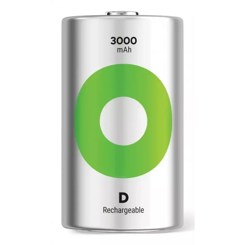 GP Batteries ReCyko GPRCK300D143C2 batteria ricaricabile D (Mono), NiMH 3000 mAh 1,2 V, 2 pz.