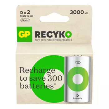 Batteria ricaricabile GP Batterien ReCyko Pro RECYKO D NiMH 63,5 g