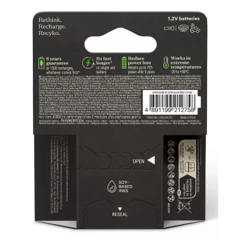 Batteria ricaricabile GP Batterien ReCyko Pro GPRCP80AAA174C4 AAA NiMH 14g