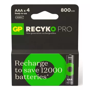 Batteria ricaricabile GP Batterien ReCyko Pro GPRCP80AAA174C4 AAA NiMH 14g