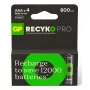 Batteria ricaricabile GP Batterien ReCyko Pro GPRCP80AAA174C4 AAA NiMH 14g