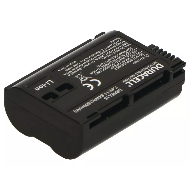 Batteria per fotocamera Duracell – sostituisce la batteria Nikon EN-EL15