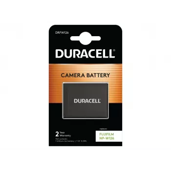 Batteria per fotocamera Duracell DRFW126 sostitutiva Fujifilm NP-W126