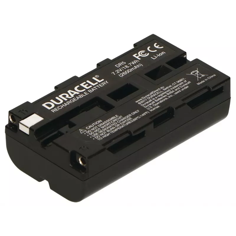 Batteria per videocamera Duracell – sostituisce la batteria Sony NP-F330/NP-F550