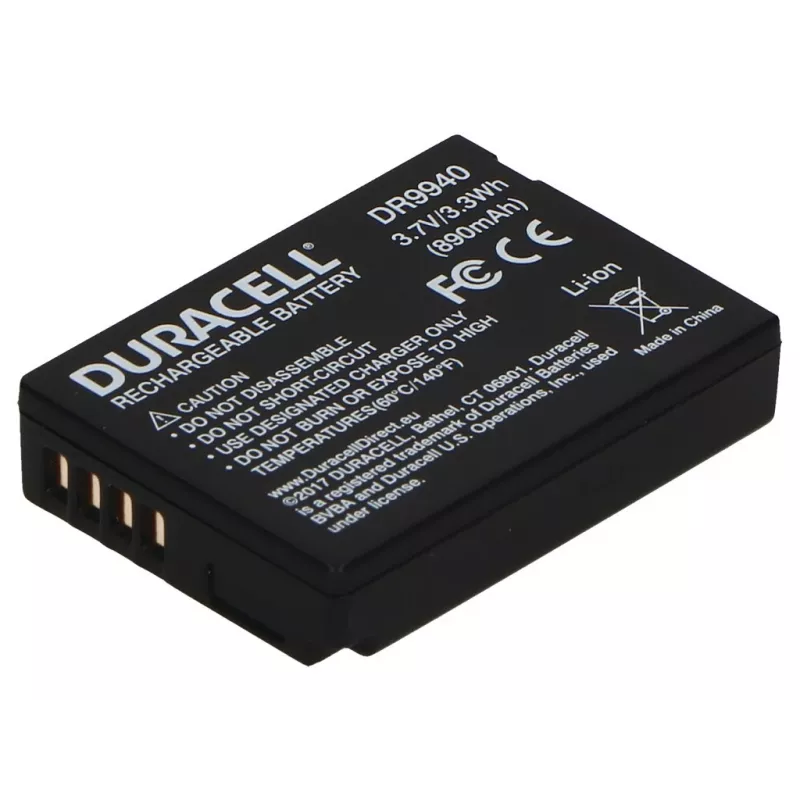 Batteria per fotocamera Duracell – sostituisce la batteria Panasonic DMW-BCG10
