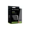 Conceptronic caricabatterie 3 porte 67W GaN USB PD con cavo USB-C, USB-C x 2, USB-A x 1, QC 3.0, PPS