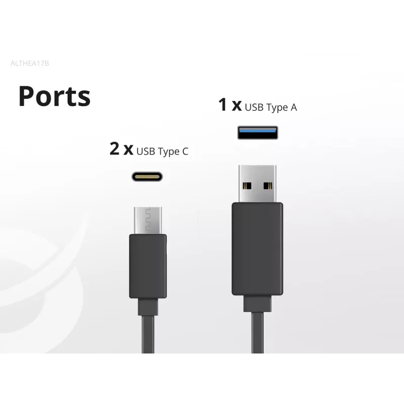 Conceptronic caricabatterie 3 porte 67W GaN USB PD con cavo USB-C, USB-C x 2, USB-A x 1, QC 3.0, PPS