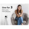 Conceptronic caricabatterie 3 porte 67W GaN USB PD con cavo USB-C, USB-C x 2, USB-A x 1, QC 3.0, PPS