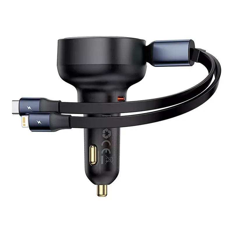 Baseus Enjoyment Pro 60W caricabatterie auto cavo USB
