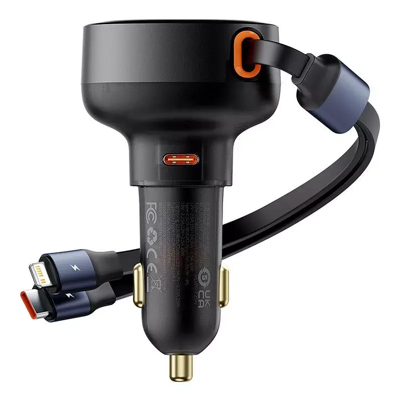 Baseus Enjoyment Pro 60W caricabatterie auto cavo USB
