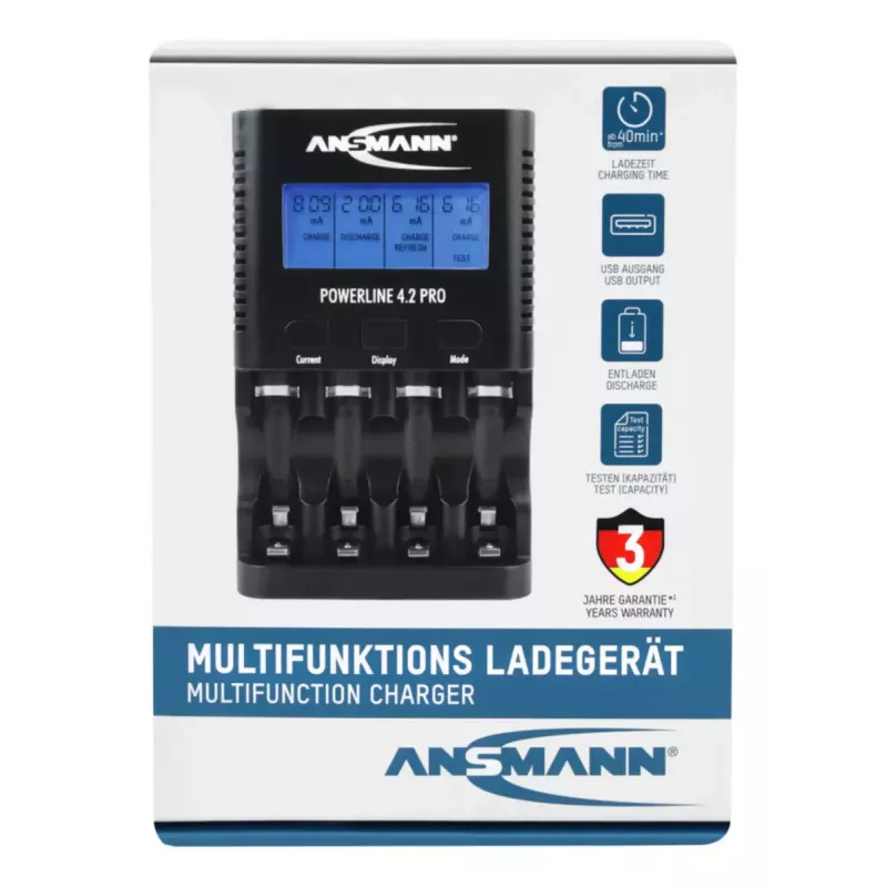 Caricabatterie Ansmann Powerline 4.2 Pro