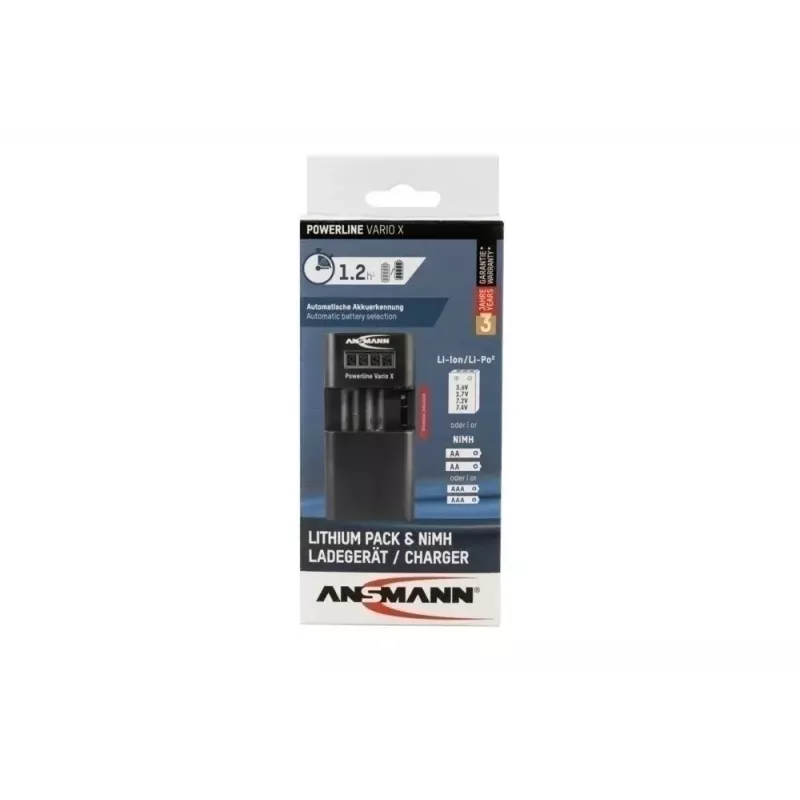 Caricabatterie Ansmann Powerline Vario X USB