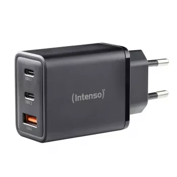 Alimentatore Intenso W65ACC con porte USB-A e USB-C nero