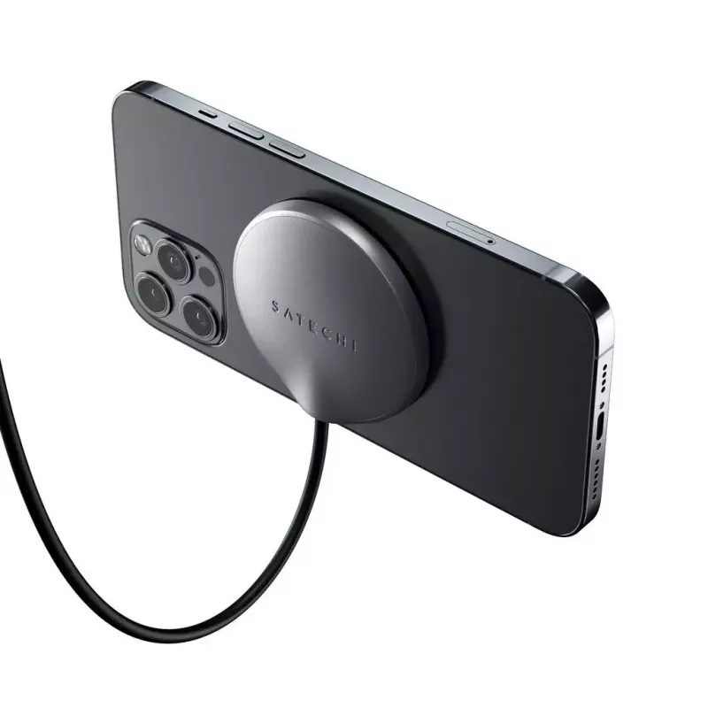 Caricabatterie per cellulare Satechi ST-UCQIMCM USB ricarica wireless grigio bianco