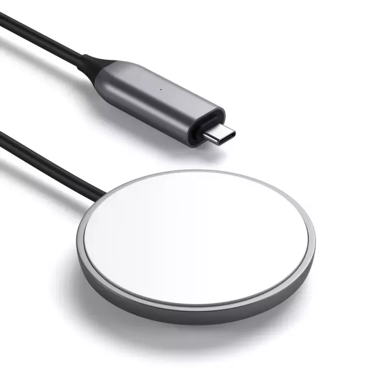 Caricabatterie per cellulare Satechi ST-UCQIMCM USB ricarica wireless grigio bianco