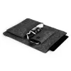 Durable 507158 MultiBag EFFECT custodia per laptop / tablet 16,4″ (41,7 cm), feltro in PET riciclato, con tasca per accessori e smartphone