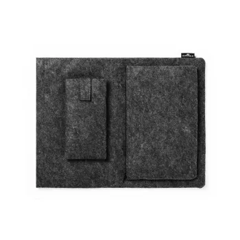 Durable 507158 MultiBag EFFECT custodia per laptop / tablet 16,4″ (41,7 cm), feltro in PET riciclato, con tasca per accessori e smartphone