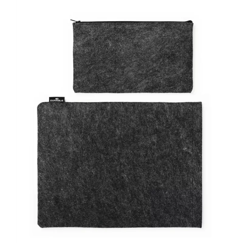Custodia sleeve Durable Effect 33 cm 13 pollici antracite 1 tasca frontale tinta unita