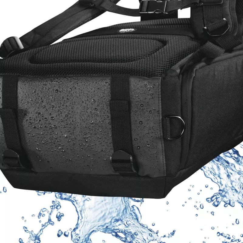 Zaino Hama Matera nero con tracolla compatibile con qualsiasi marca
