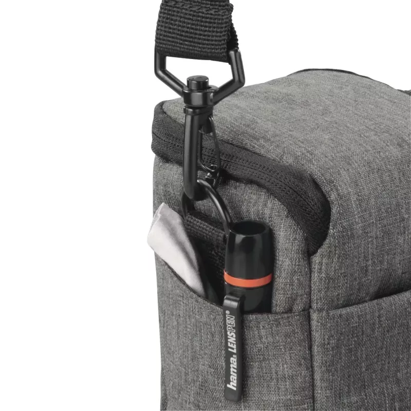 Hama Terra 130 (00121307) borsa per fotocamera DSLR, poliestere in PET riciclato, grigia