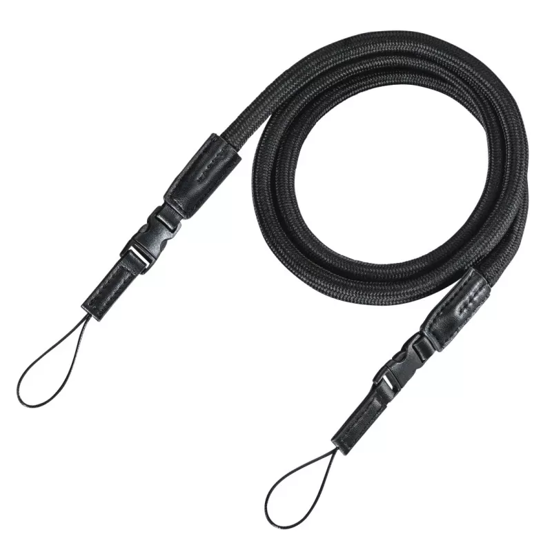Tracolla per fotocamera digitale Hama Braid 120 nylon nero