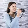 Tracolla per fotocamera digitale Hama Braid 120 nylon nero