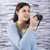 Tracolla per fotocamera digitale Hama Braid 120 nylon nero, giallo