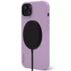 Cover posteriore Decoded iPhone 14 Plus lavanda 17 cm antimicrobica