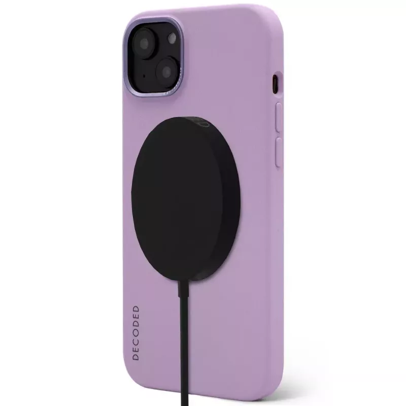Cover posteriore Decoded iPhone 14 Plus lavanda 17 cm antimicrobica