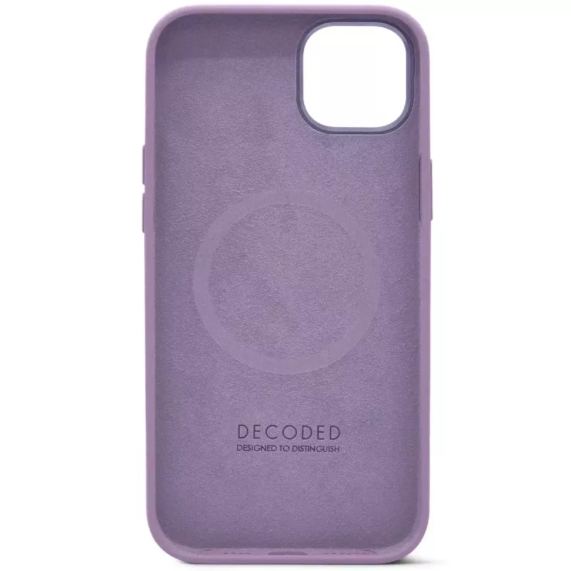 Cover posteriore Decoded iPhone 14 Plus lavanda 17 cm antimicrobica