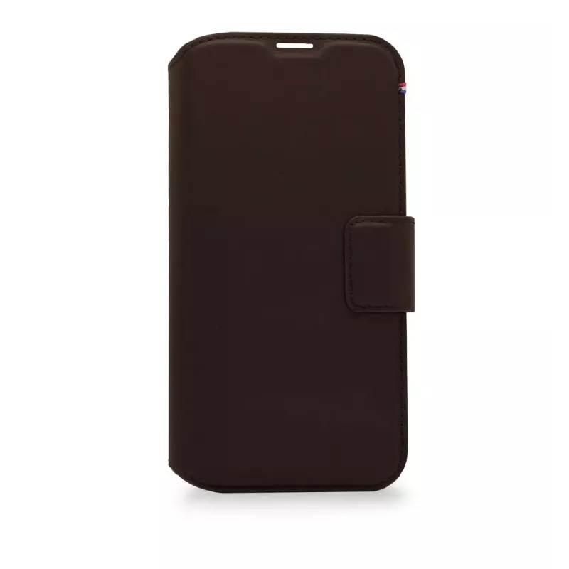 Custodia wallet Decoded iPhone 14 Plus marrone 6,7