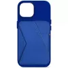 Decoded D24MSCS1GB Blue Silicone wallet con supporto per carte