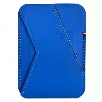 Decoded D24MSCS1GB Blue Silicone wallet con supporto per carte