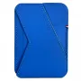Decoded D24MSCS1GB Blue Silicone wallet con supporto per carte