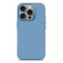 Decoded D25IPO16PBCS9AE cover posteriore in silicone antimicrobico per iPhone 16 Pro, azzurro