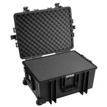 Trolley B&W 6800/B/SI polipropilene nero 8,12 kg