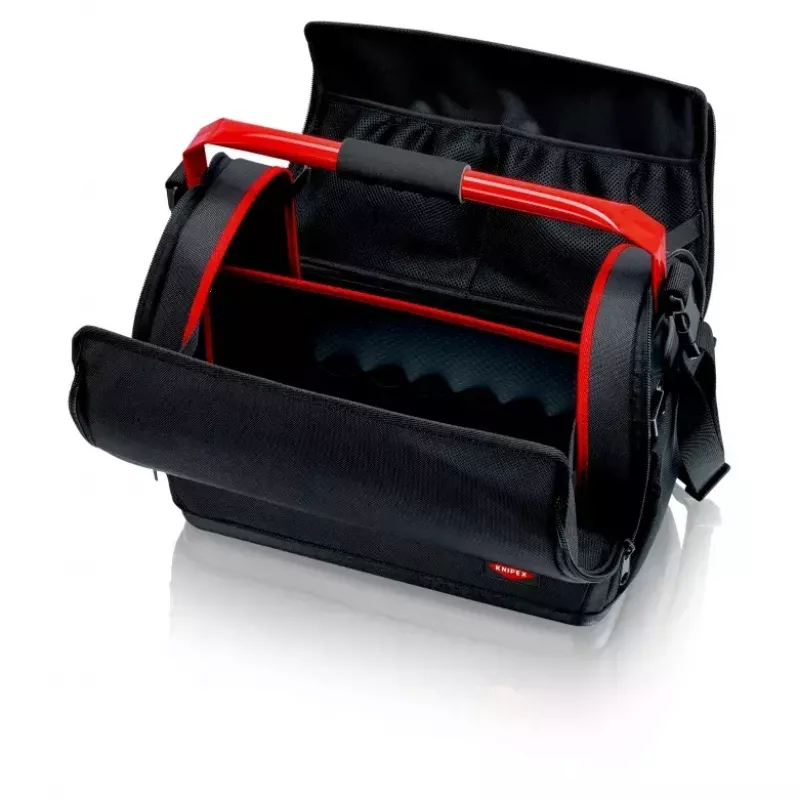 Borsa portautensili Knipex 00 21 08 LE nero rosso poliestere