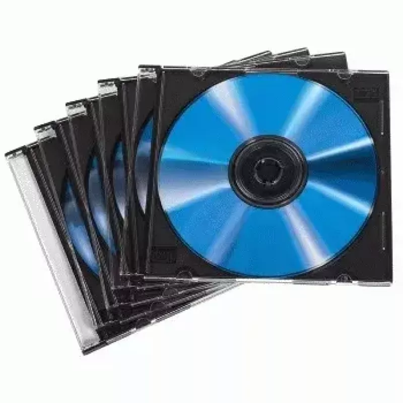 Custodia sottile per CD Hama 51269 confezione da 50 pz. 1 disco trasparente