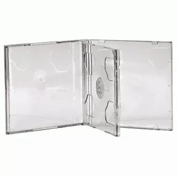 Custodia doppia per CD Hama 44752 confezione da 5 per 2 dischi trasparente