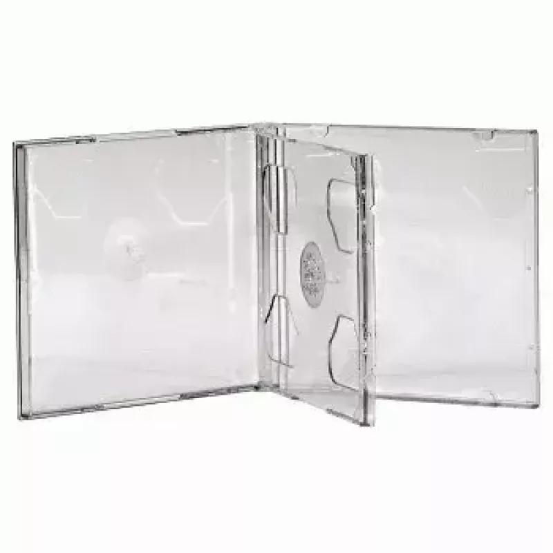 Custodia doppia per CD Hama 44752 confezione da 5 per 2 dischi trasparente
