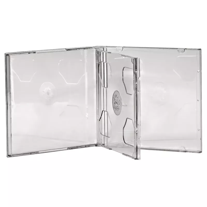 Custodia doppia per CD Hama 44752 confezione da 5 per 2 dischi trasparente